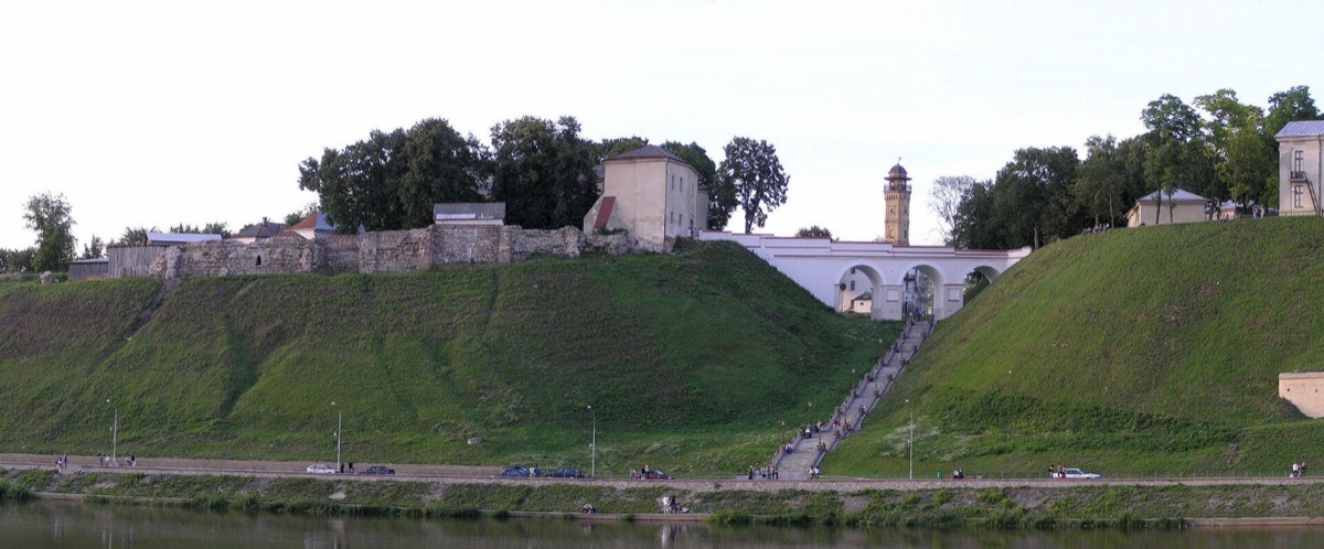 Grodno's castle hill above the Neman River
